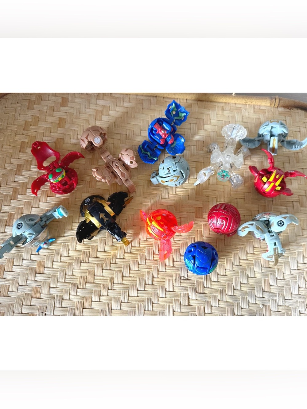 Lot of 13 Vintage Bakugan Battle Brawlers, no cards